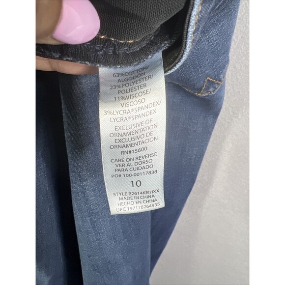 Democracy Jeans Womens size 10 Ab Technology Mid Rise Flare Stretch Denim - Picture 4 of 9